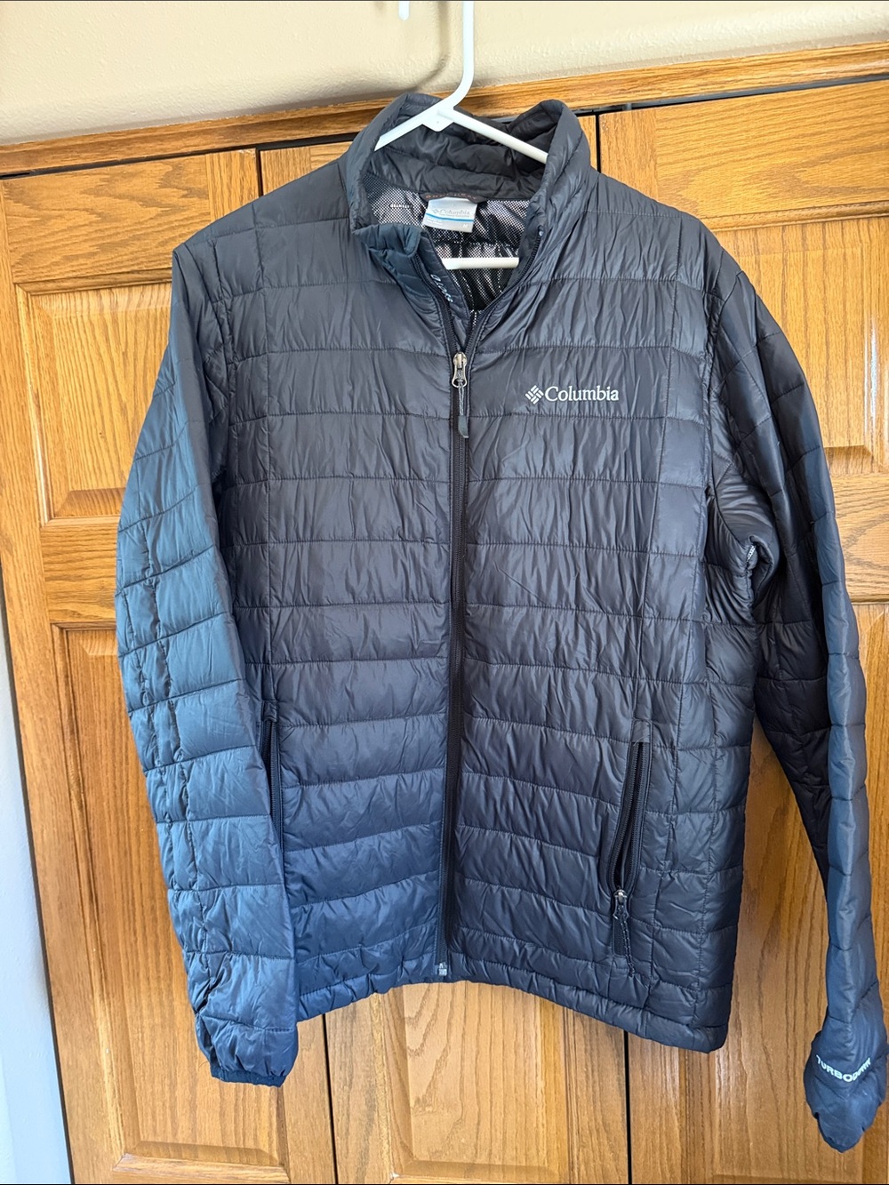 Columbia Black Quilted Packable Jacket